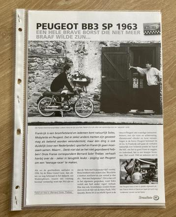 Dossier unique avec documentation sur les cyclomoteurs Peuge, Vélos & Vélomoteurs, Modes d'emploi & Notices d'utilisation, Envoi