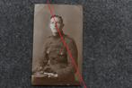 Postkaart Belgische soldaat ? Foto genomen in Londen, Verzamelen, Politiek en Historie, Ongelopen, Ophalen of Verzenden, Voor 1920