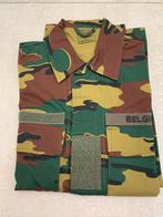 Chemise veste - uniforme armée belge - ABL - M/L, Collections, Armée de terre, Vêtements ou Chaussures