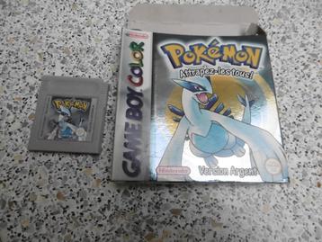 Pokémon-games vangen ze allemaal zilveren versie + doos beschikbaar voor biedingen