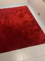 Deeam shaggy tapijt rood 200x290, Huis en Inrichting, Stoffering | Tapijten en Vloerkleden, Ophalen, Zo goed als nieuw, Rood