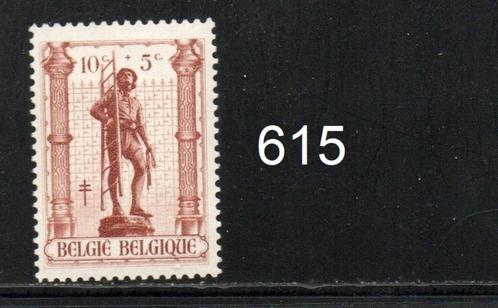 Timbre neuf ** Belgique N 615, Timbres & Monnaies, Timbres | Europe | Belgique, Non oblitéré, Enlèvement ou Envoi