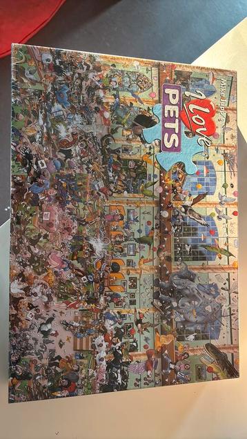 Puzzel ‘I love pets’ beschikbaar voor biedingen