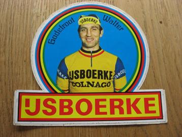 Godefroot Walter ijsboerke Wielrenner Sticker, Enlèvement ou Envoi, Neuf, Affiche, Image ou Autocollant