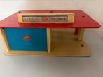 Vintage SUPER speelgoedgarage hout jaren ‘50-‘60, Kinderen en Baby's, Speelgoed | Houten speelgoed, Ophalen of Verzenden, Gebruikt