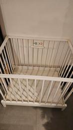 Verstelbaar Babypark wit met toebehoren 100x80cm, Ophalen, Zo goed als nieuw, Rechthoekig, In hoogte verstelbaar