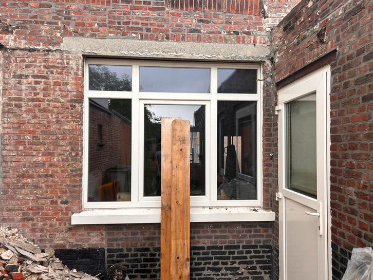 Ramen en deur, Doe-het-zelf en Bouw, Deuren en Vliegenramen, Gebruikt, Buitendeur, Kunststof, Ophalen