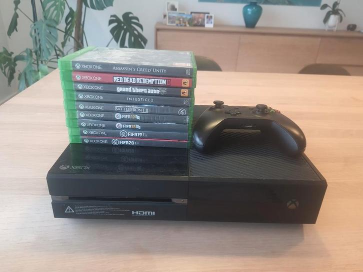 Xbox one 500Giga + 1manette + jeux, Games en Spelcomputers, Spelcomputers | Xbox One, Gebruikt, Ophalen of Verzenden