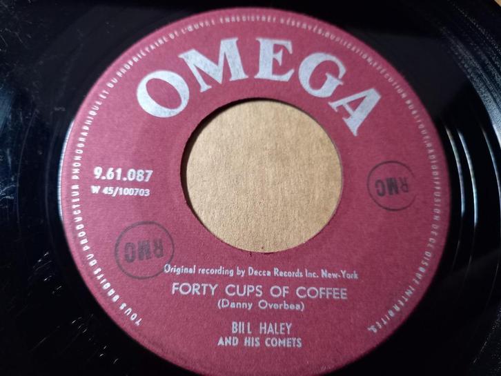 Bill Haley – Forty Cups Of Coffee / Hook, Line And Sinker '7, Cd's en Dvd's, Vinyl Singles, Gebruikt, Single, Overige genres, 7 inch
