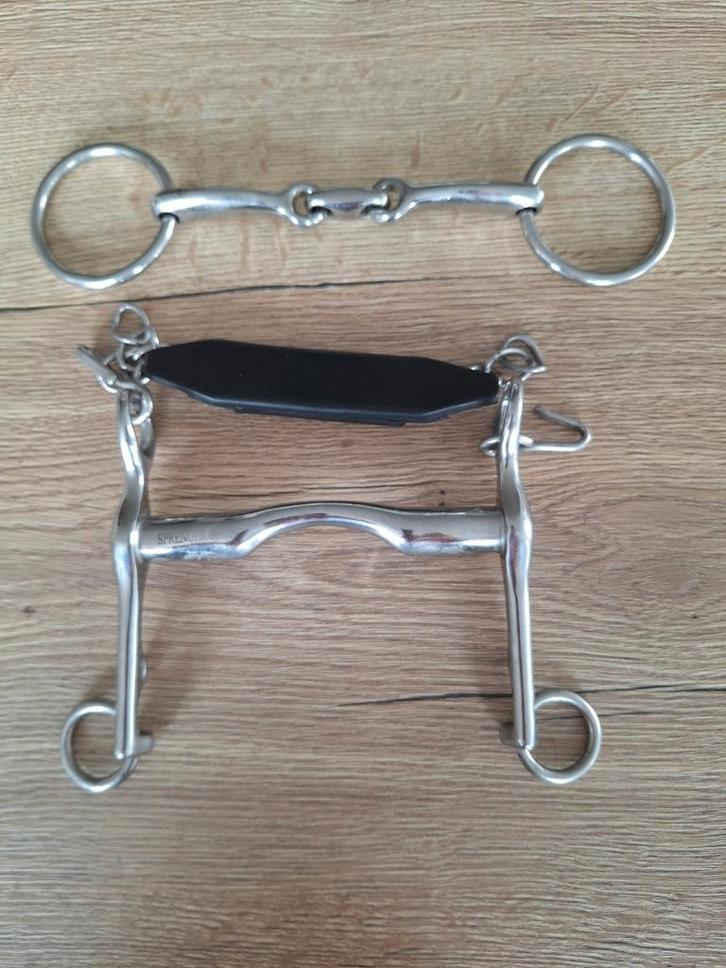 Stangen trens bitten, Dieren en Toebehoren, Paarden en Pony's | Hoofdstellen en Tuigage, Gebruikt, Dressuur, Ophalen of Verzenden