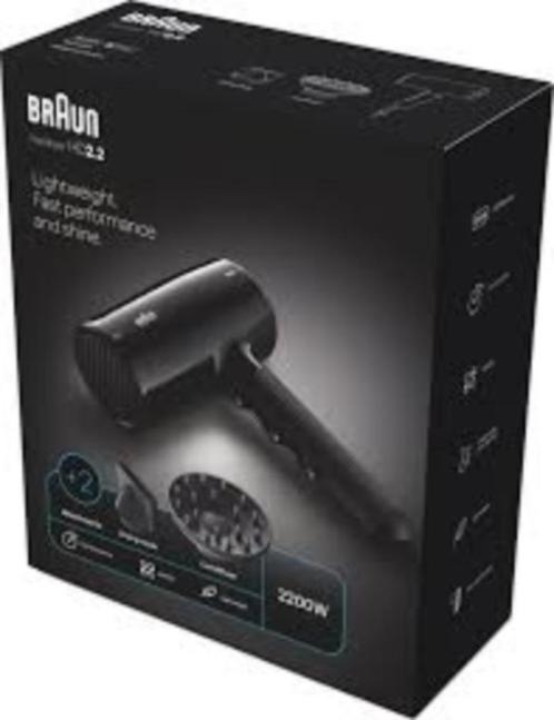 braun lichtgewicht haardroger HD2.2 BRHD225E, Handtassen en Accessoires, Uiterlijk | Haarverzorging, Nieuw, Haardroger, Ophalen