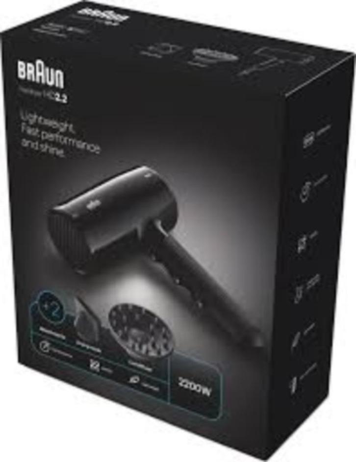 braun lichtgewicht haardroger HD2.2 BRHD225E, Handtassen en Accessoires, Uiterlijk | Haarverzorging, Nieuw, Haardroger, Ophalen