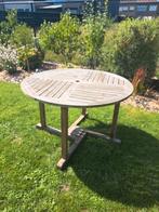 Tuintafel teak rond royal arrow, Tuin en Terras, Ophalen of Verzenden, Zo goed als nieuw, Rond, Teakhout