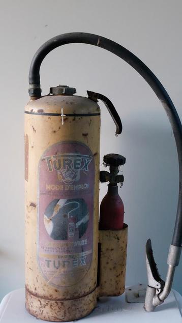 vintage turex brandblusser 1958