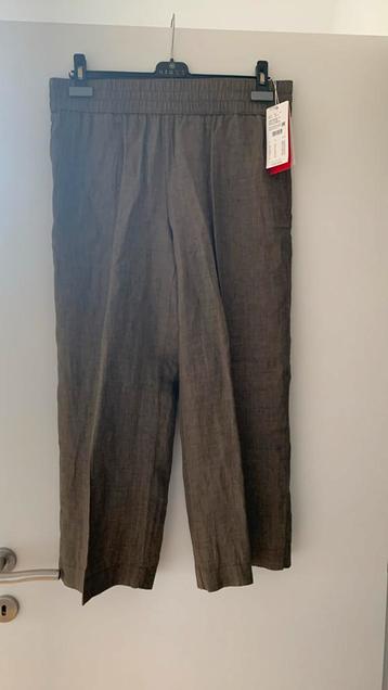 Linnen broek S. Oliver, maat D40, kaki, nieuw ! beschikbaar voor biedingen