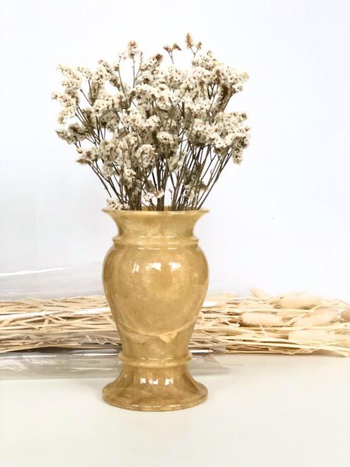 Vase en marbre avec une belle brillance, 805 grammes, Antiquités & Art, Antiquités | Vases, Enlèvement ou Envoi