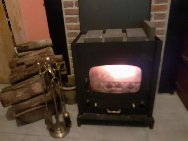 Poêle à bois, Huis en Inrichting, Kachels, Gebruikt, Vrijstaand, Houtkachel, Hout, Ophalen