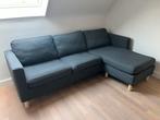 Zetel chaise longue - donkergrijs - Jysk, Enlèvement, Comme neuf, Tissus