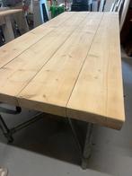 Tafel massief hout .200 euro, Ophalen, 200 cm of meer, 50 tot 100 cm, Zo goed als nieuw