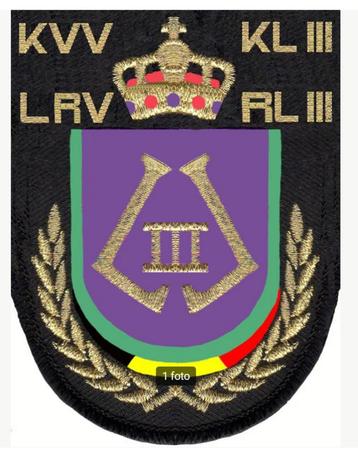 Badge brodé Veterans Leopold III