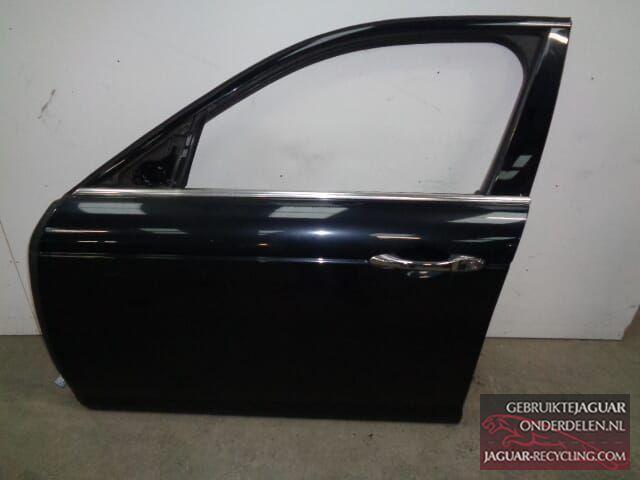 Deur links voor X350 zwart, Auto-onderdelen, Carrosserie, Deur, Jaguar, Voor, Links, Gebruikt, Ophalen of Verzenden