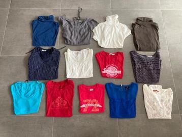 10 Dames t-shirts / longsleeves  beschikbaar voor biedingen