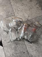 4 vintage Liefmans glazen perfecte staat, Ophalen of Verzenden, Zo goed als nieuw, Bierglas