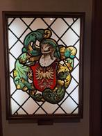 Glasraam wapenschild, Ophalen