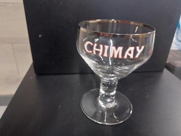 Oud bierglas chimay  beschikbaar voor biedingen