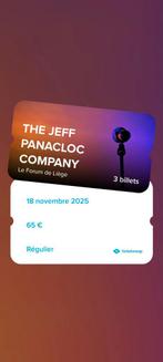 3 kaartjes voor de Jeff Panacloc show 18/11/25 20.00 uur, Tickets en Kaartjes, Overige Tickets en Kaartjes