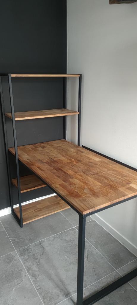 industrieel bureau, Huis en Inrichting, Bureaus, Gebruikt, Bureau, Ophalen