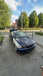 bmw e46 320d, Auto's, Achterwielaandrijving, Zwart, Blauw, Leder