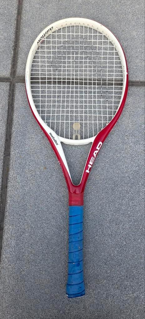 HEAD air flow mettalix tennisracket, Sport en Fitness, Tennis, Gebruikt, Racket, Head, Ophalen