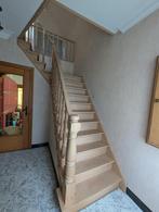 Houten Trap (Beuk , Gezandstraald), Ophalen, Gebruikt, Trap, 2 tot 4 meter