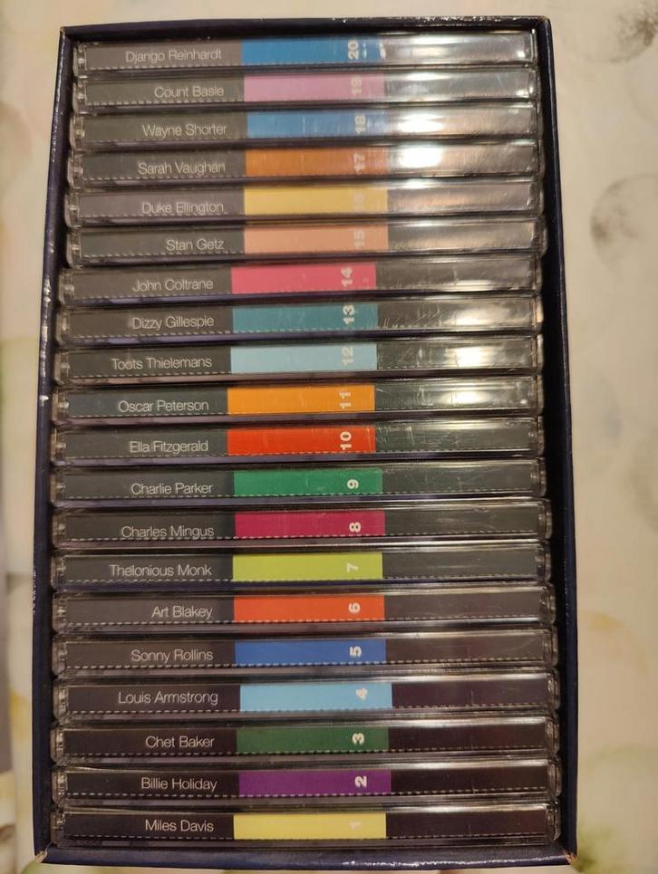 De Morgen First Class Jazz 20 CD's (box), Cd's en Dvd's, Cd's | Overige Cd's, Zo goed als nieuw, Ophalen of Verzenden