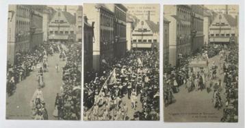 7 cartes postales : Procession du Wapenpas à Bruges disponible aux enchères