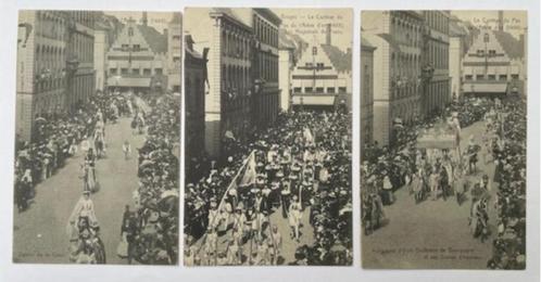 7 postkaarten Brugge Wapenpas stoet, Verzamelen, Postkaarten | België, Ongelopen, West-Vlaanderen, 1920 tot 1940, Ophalen of Verzenden