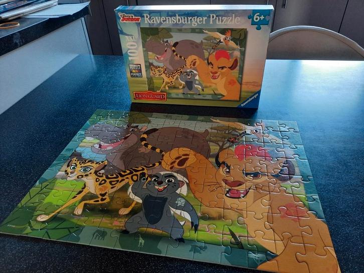 Disney puzzal de leeuwenwacht ravensburger, Kinderen en Baby's, Speelgoed | Kinderpuzzels, Gebruikt, Ophalen of Verzenden