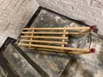 Houten slee, Ophalen, Zo goed als nieuw, Hout