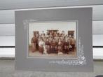 WO 1 foto op hard karton , 27,5 x 22 cm., Verzamelen, Ophalen of Verzenden, Landmacht, Foto of Poster