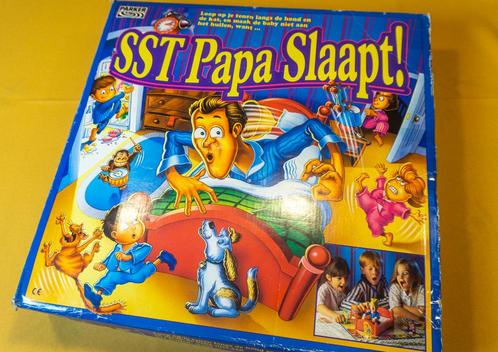 Vintage gezelschapsspel Sst Papa Slaapt, Parker 1992, Hobby en Vrije tijd, Gezelschapsspellen | Bordspellen, Zo goed als nieuw