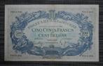 Bankbiljet 500 Francs België 10.01.39, Postzegels en Munten, Bankbiljetten | België, Ophalen of Verzenden, Setje