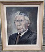 huile sur toile homme signe jacques eggermont, Antiek en Kunst, Ophalen of Verzenden