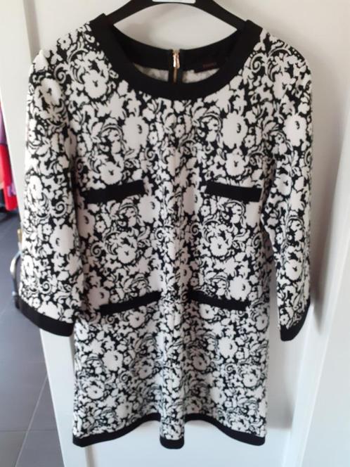 EVANNA Rechte jurk in zwart-wit-print Maat: 48? Prijs: € 5, Kleding | Dames, Jurken, Zo goed als nieuw, Maat 46/48 (XL) of groter