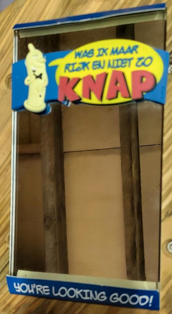 Spiegel knap, Huis en Inrichting, Woonaccessoires | Spiegels, Ophalen of Verzenden