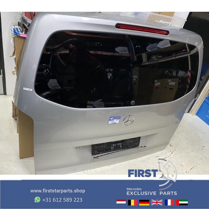 W447 VITO / V KLASSE VIP ACHTERKLEP DEUR ZILVERGRIJS met RUI, Auto-onderdelen, Carrosserie, Achterklep, Mercedes-Benz, Achter