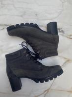 Nubuck enkellaarzen met blokhak Gabor Comfort 6 39, Lage of Enkellaarzen, Gabor comfort, Ophalen of Verzenden, Grijs