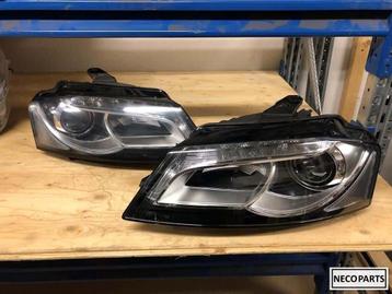 Audi A3 8p facelift xenon led koplamp origineel links en rec, Enlèvement ou Envoi, Utilisé, Audi