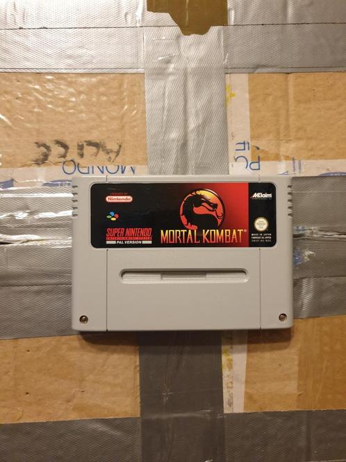 Mortal Kombat Pal Super Nintendo, Games en Spelcomputers, Games | Nintendo Super NES, Gebruikt, Vechten, 2 spelers, Vanaf 18 jaar