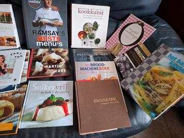 Groot lot kookboeken peter goossens bekari Gordon ramsay, Enlèvement, Comme neuf, Diverse auteurs, Europe
